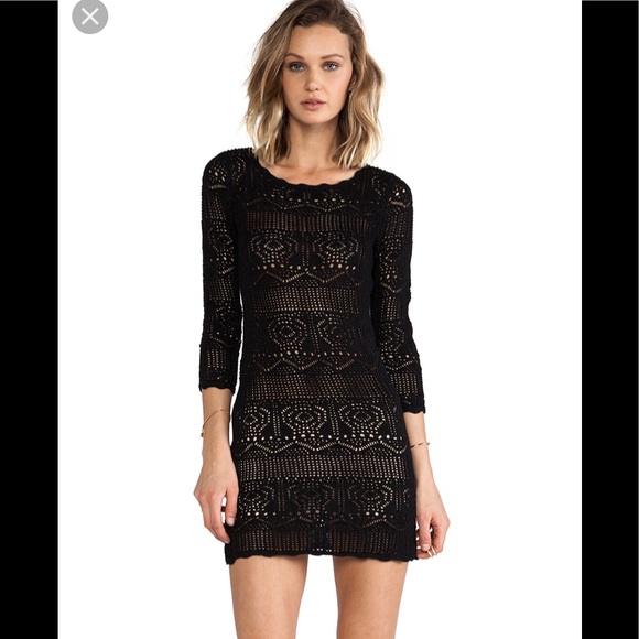 bcbg crochet dress
